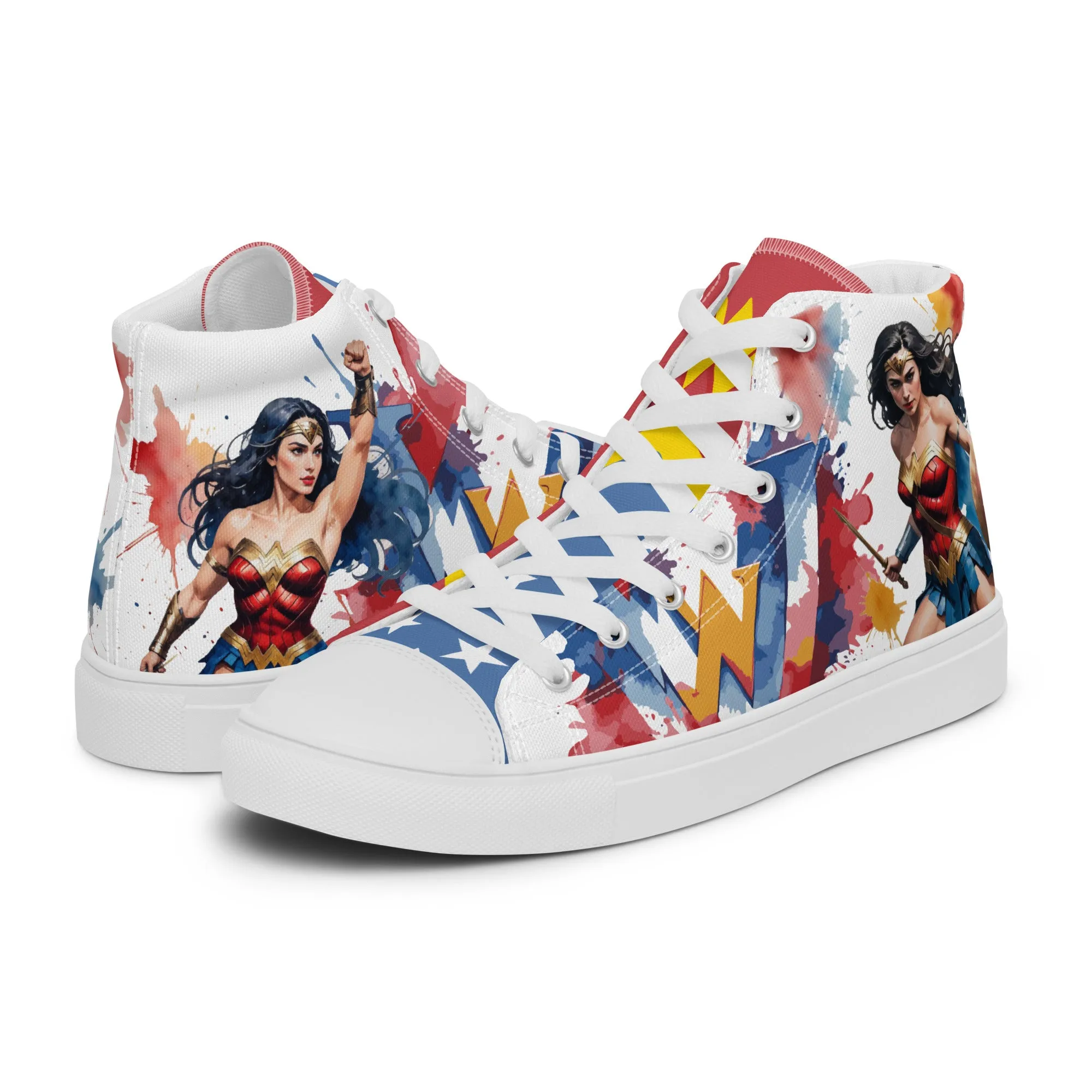 Wonder Woman Women's High Top Custom Sneakers