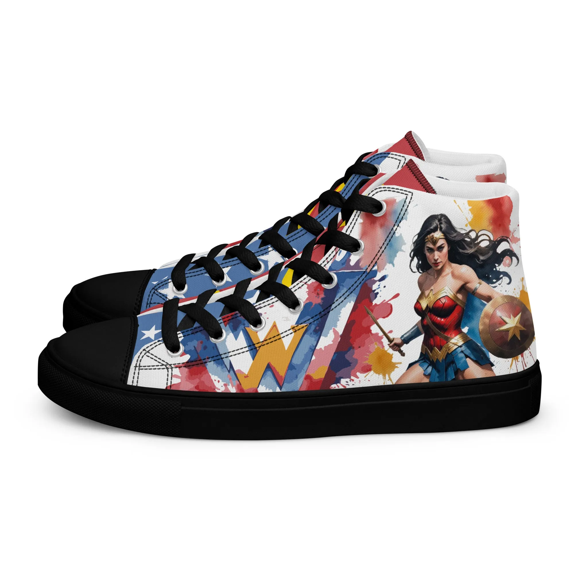 Wonder Woman Women's High Top Custom Sneakers