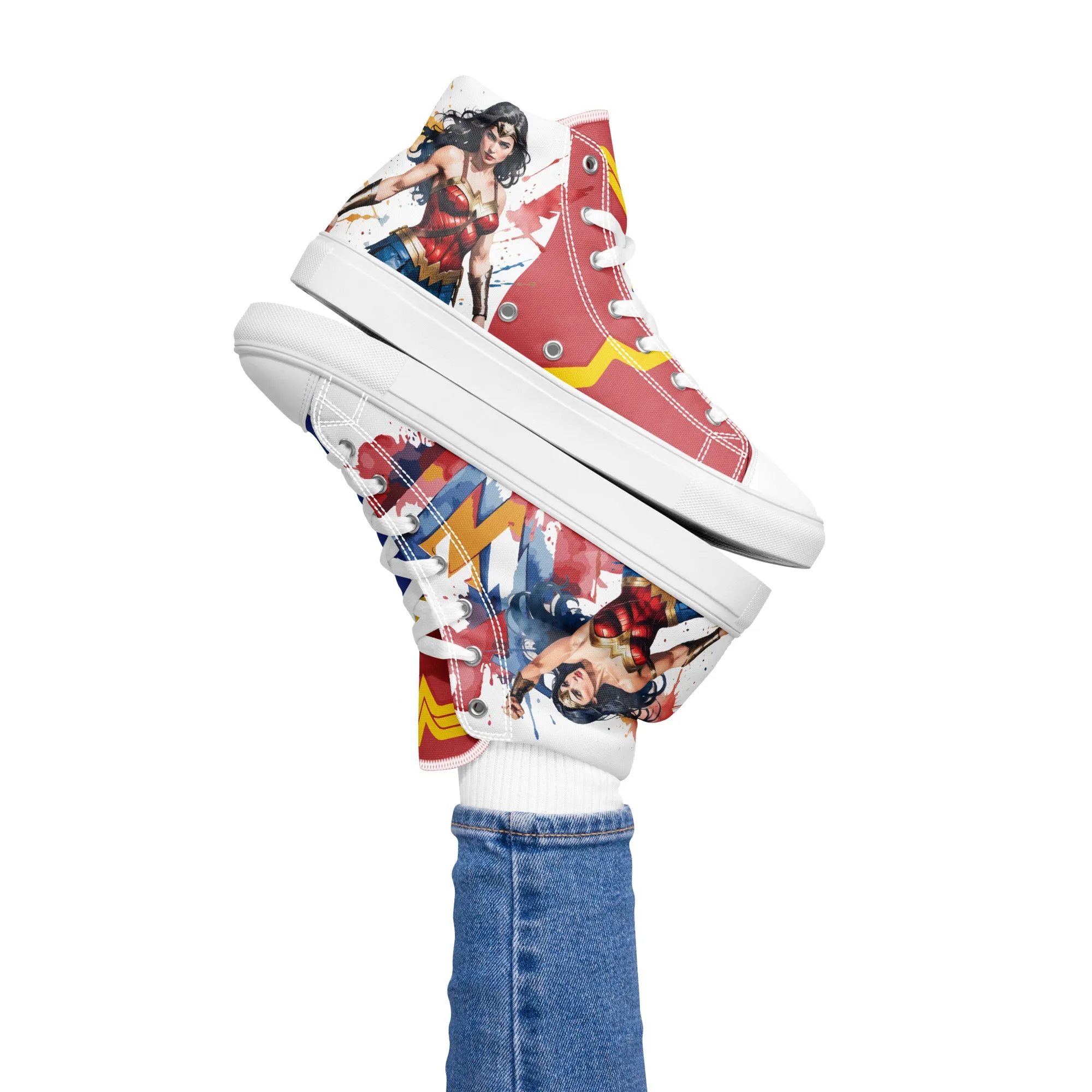 Wonder Woman Women's High Top Custom Sneakers