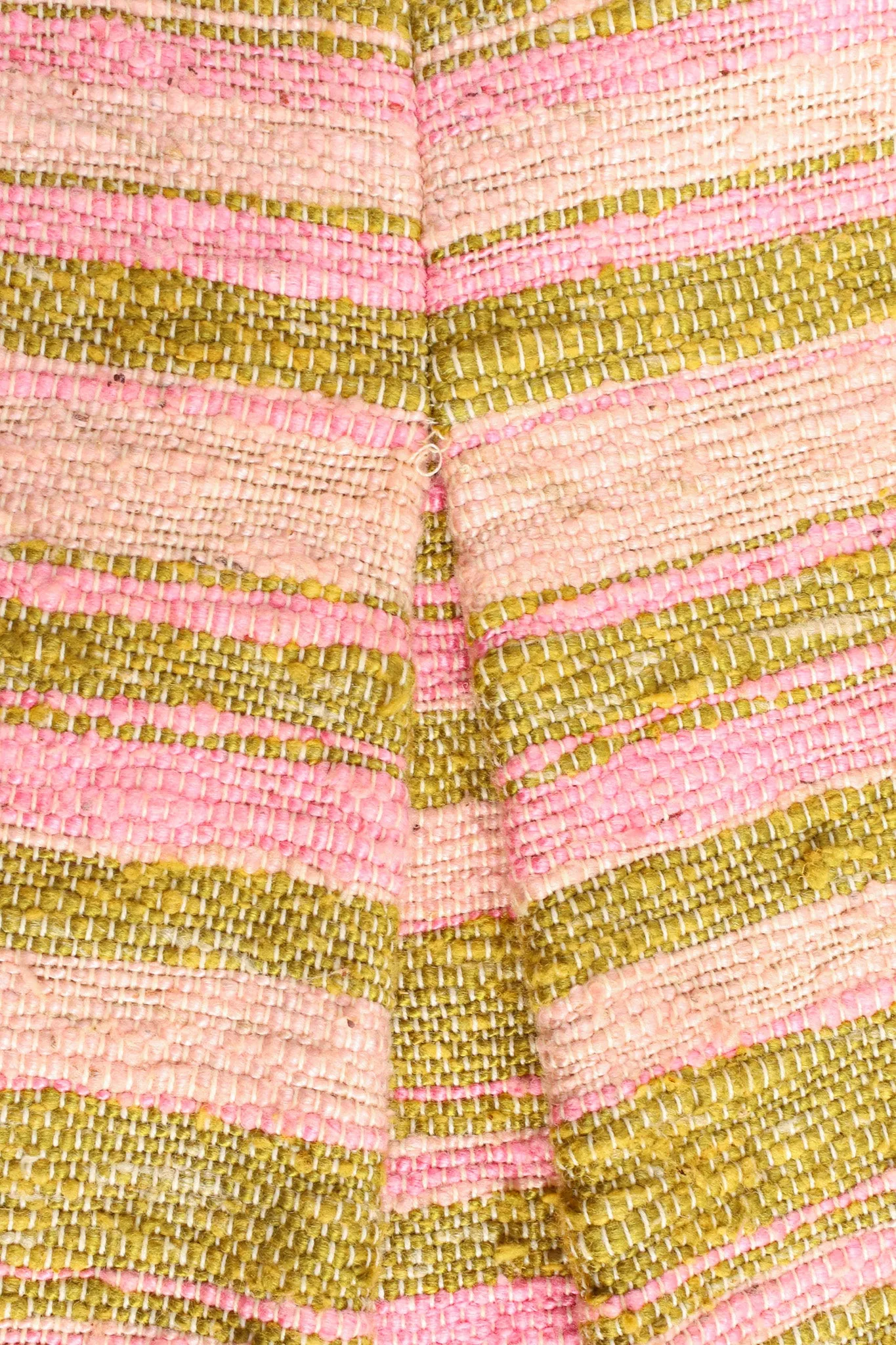 Woven Stripe Print Peacoat