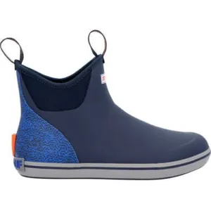 Xtratuf Men's Trolling Pack 6" Waterproof Slip Resistant Ankle Deck Boot -Blue- XMAB2TP