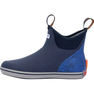 Xtratuf Men's Trolling Pack 6" Waterproof Slip Resistant Ankle Deck Boot -Blue- XMAB2TP